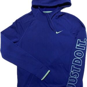 Nike Women Blue Hoodie with Mint Accents size S
